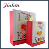 Valentine`S Day Holiday Customize Printed Gold Hot Stamping Paper Bag